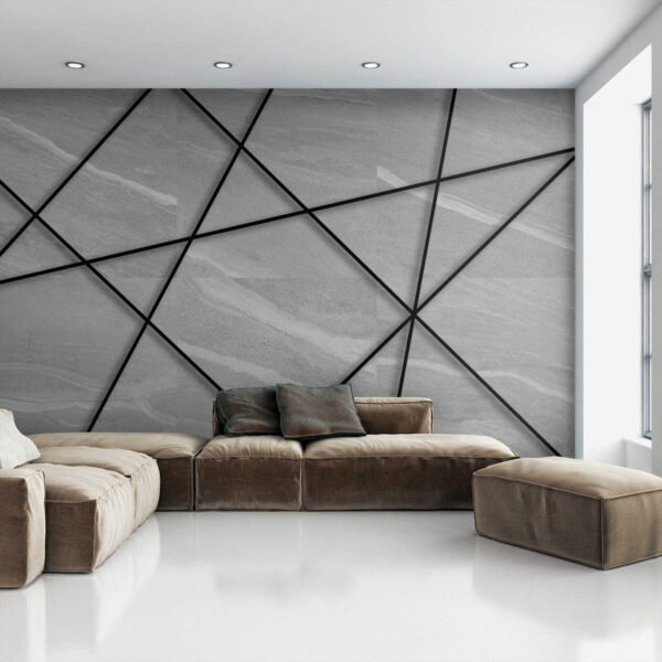 Black lines on a white surface Black lines on a white surface