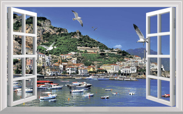 Window with a view of a city and boats u16498p 600x375 - Window with a view of a city and boats - tegory