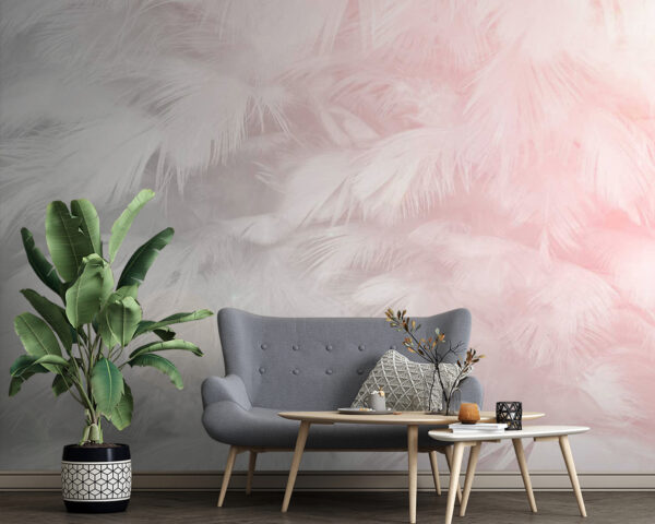 Delicate feathers in soft pastel tones. Delicate feathers in soft pastel tones.