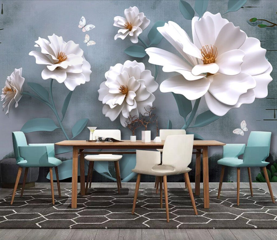 u19483piq1m 900x780 - White flowers with butterflies - tegory