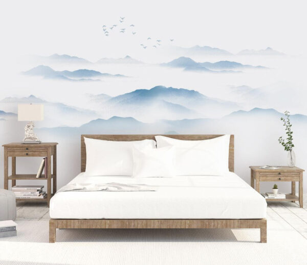 Birds flying over a foggy mountain range u23252pib1m 600x519 - Birds flying over a foggy mountain range - tegory