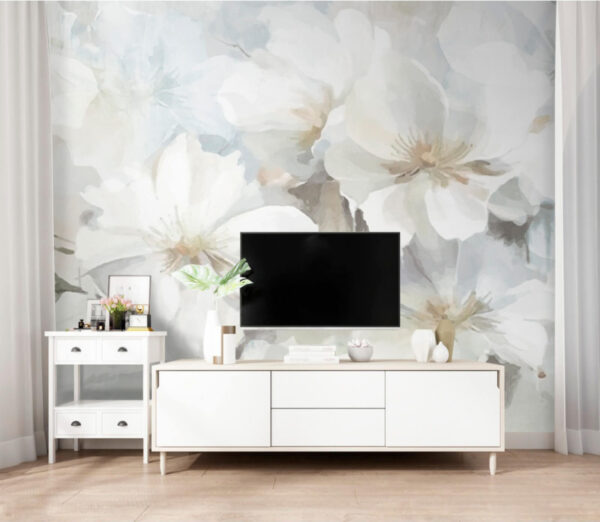 Delicate white blooms in soft hues. Delicate white blooms in soft hues.
