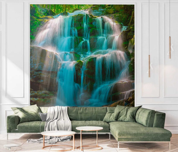 Waterfall in the woods Waterfall in the woods
