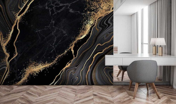 Elegant swirls in midnight and shimmer u26236pib4 600x356 - Elegant swirls in midnight and shimmer