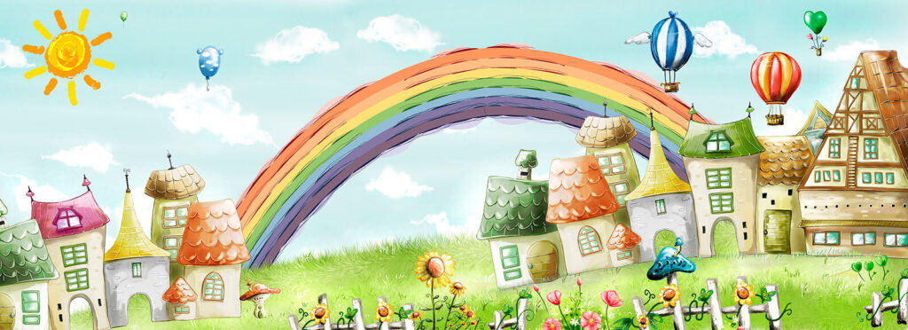Rainbow over a house u26545p 1024x372 - Rainbow over a house - tegory