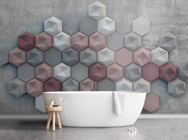 Group of hexagons on a concrete surface u29376pit1 600x448 - Group of hexagons on a concrete surface - tegory