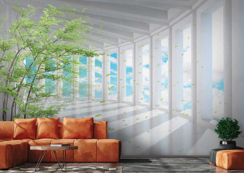 Tree in a room with windows u29922pig4 1024x724 - Tree in a room with windows