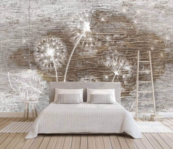 White dandelions on a wood surface u31086pib1m 600x518 - White dandelions on a wood surface - tegory