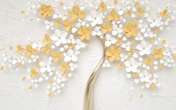 Floral tree with delicate blossoms u31184p 600x375 - Floral tree with delicate blossoms - tegory