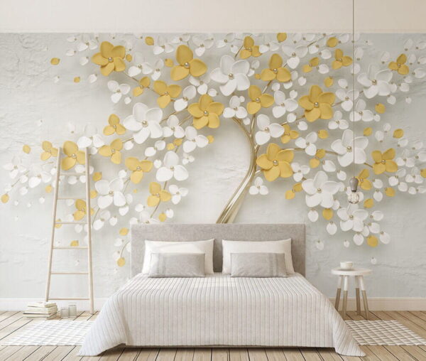 Floral tree with delicate blossoms u31184pib1 600x508 - Floral tree with delicate blossoms - tegory