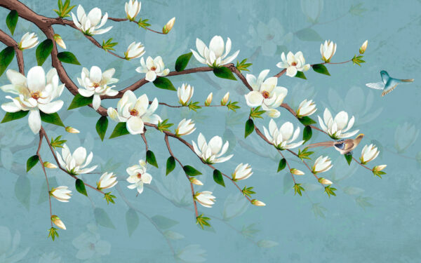 White flowers on a branch u31331p 600x375 - White flowers on a branch - tegory