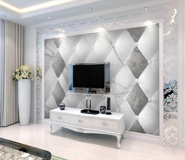 White and grey diamond pattern