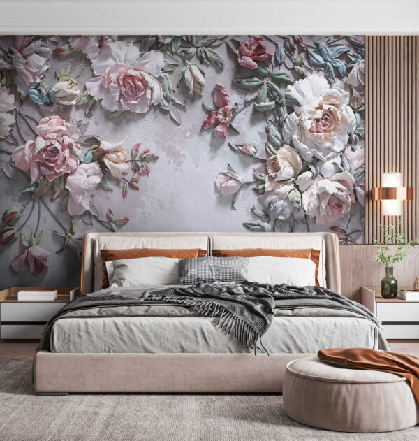 Delicate blooms on a soft canvas. Delicate blooms on a soft canvas.