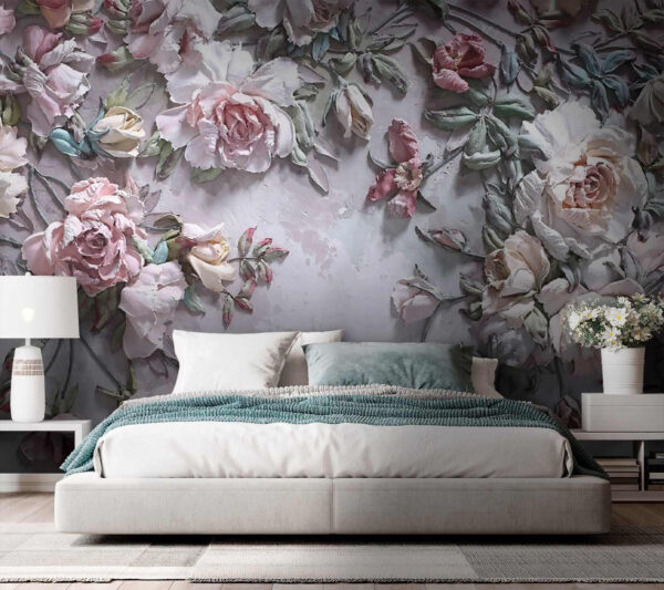 Delicate blooms on a soft canvas. Delicate blooms on a soft canvas.