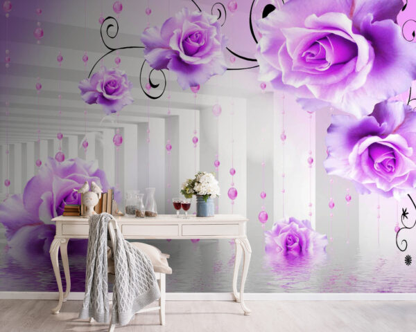 Purple roses from a ceiling u35245pig5 600x480 - Purple roses from a ceiling - tegory