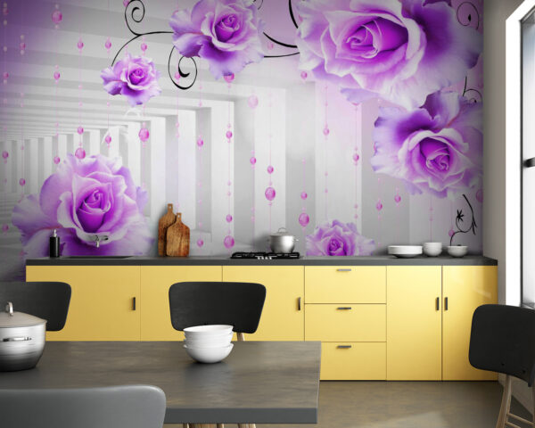Purple roses from a ceiling u35245pik83 600x480 - Purple roses from a ceiling - tegory