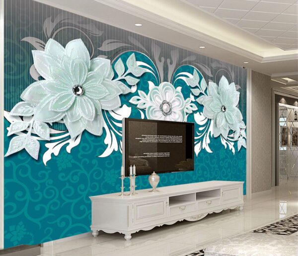 Blue and white floral design u35763pig1m 600x516 - Blue and white floral design - tegory