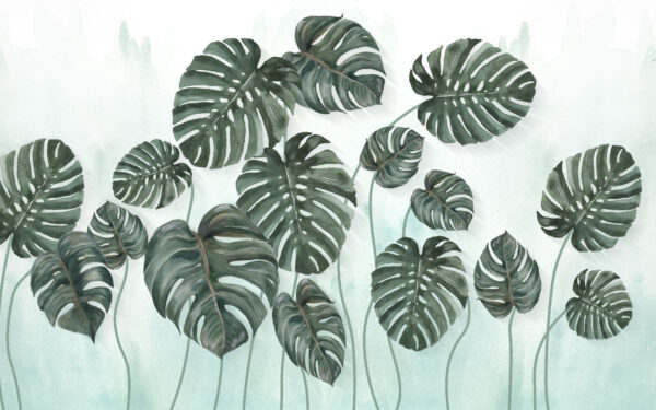 Group of leaves on a white background u43436p 600x375 - Group of leaves on a white background - tegory