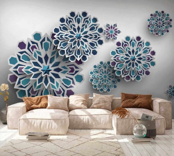 Group of blue and white flowers u43560pig1 600x540 - Group of blue and white flowers - tegory