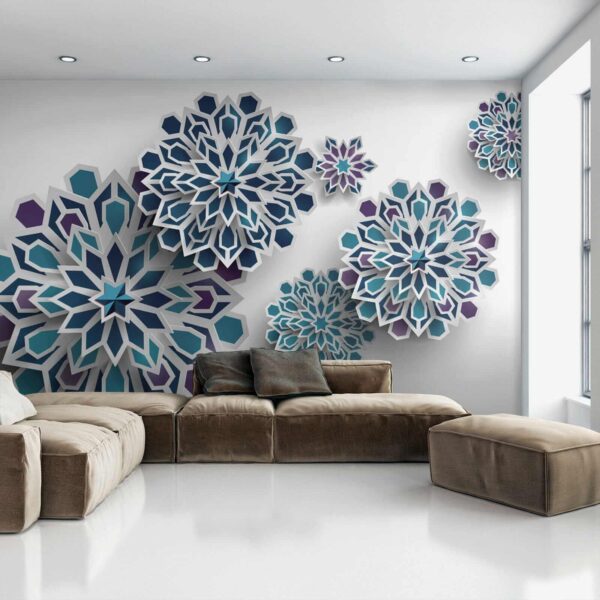 Group of blue and white flowers u43560pig4 600x600 - Group of blue and white flowers - tegory
