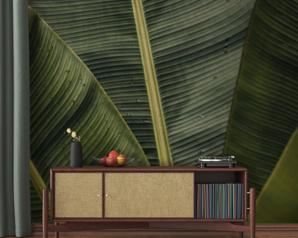 Lush green leaves with textured patterns u45887pig20 600x480 - Lush green leaves with textured patterns - tegory