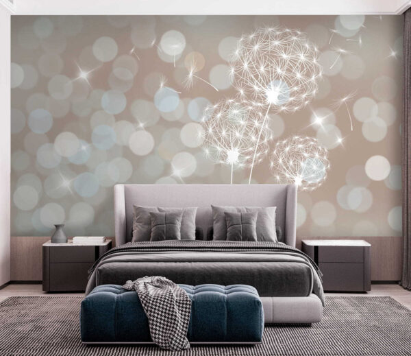 Delicate dandelions in soft backdrop. Delicate dandelions in soft backdrop.