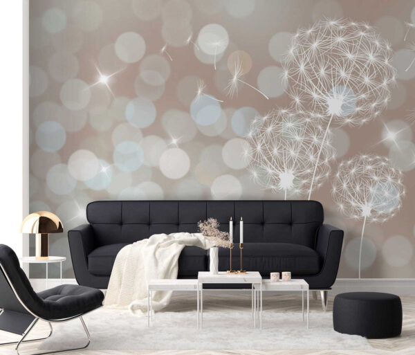 Delicate dandelions in soft backdrop. Delicate dandelions in soft backdrop.