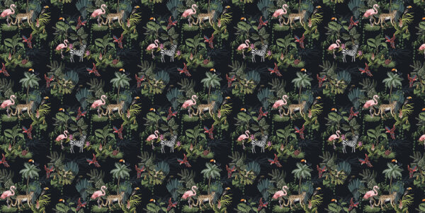 Pattern of flamingos and zebras u52521p 600x301 - Pattern of flamingos and zebras - tegory