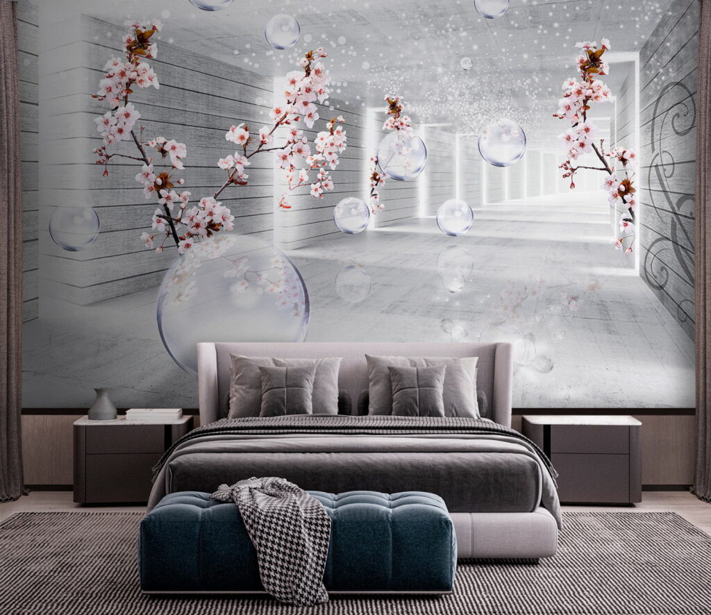 White room with flowers and bubbles u52629pib1 1024x886 - White room with flowers and bubbles - tegory