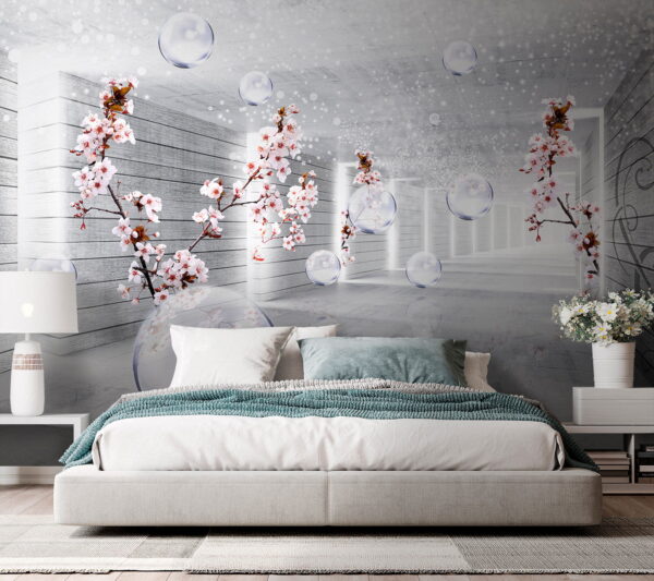 White room with flowers and bubbles u52629pib3 600x533 - White room with flowers and bubbles - tegory