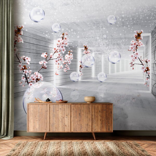 White room with flowers and bubbles u52629pih1 600x600 - White room with flowers and bubbles - tegory