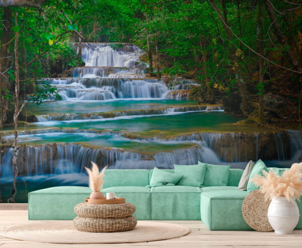 Waterfall in a forest Waterfall in a forest