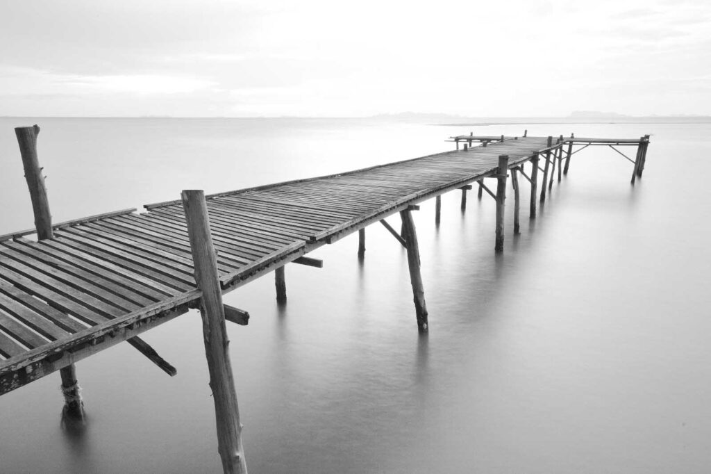 Long wooden bridge over water u56320p 1024x682 - Long wooden bridge over water - tegory