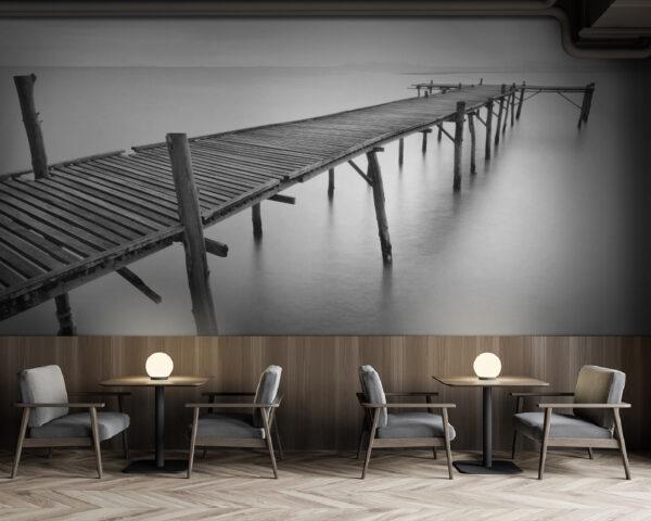 Long wooden bridge over water u56320piz137 600x480 - Long wooden bridge over water - tegory