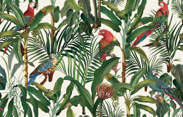 Wallpaper with birds and plants u60117p 600x385 - Wallpaper with birds and plants - tegory