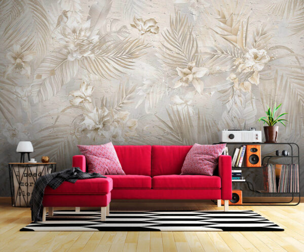 Elegant floral pattern in soft hues. Elegant floral pattern in soft hues.