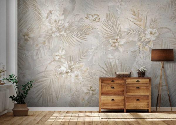 Elegant floral pattern in soft hues. Elegant floral pattern in soft hues.