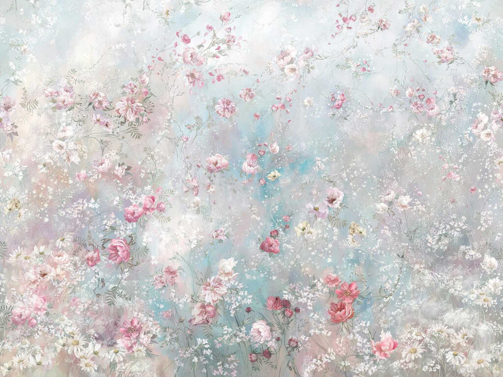 Painting of flowers on a wall u66461p 1024x768 - Painting of flowers on a wall - tegory