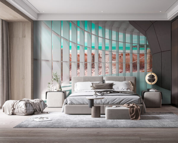 Large room with large windows Large room with large windows