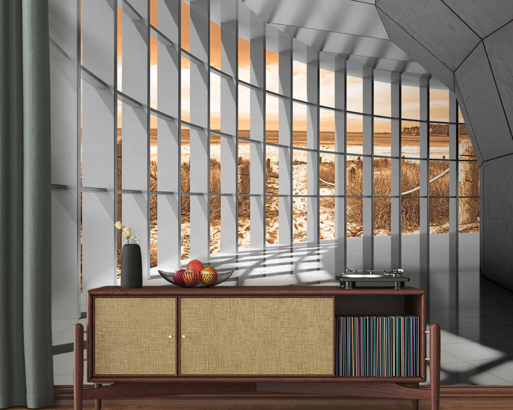 Large room with windows Large room with windows