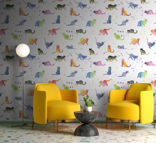 Pattern of watercolor cats u73311pig1 600x549 - Pattern of watercolor cats - tegory