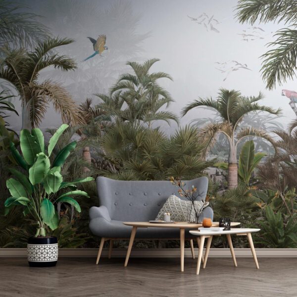 Bird flying over a tropical forest u73343pig1m 600x600 - Bird flying over a tropical forest - tegory