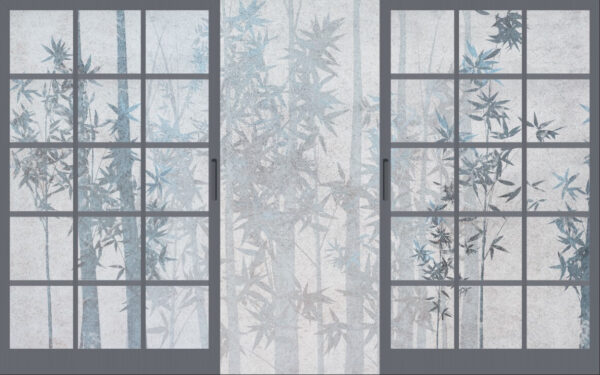 Window with a frosted glass Window with a frosted glass