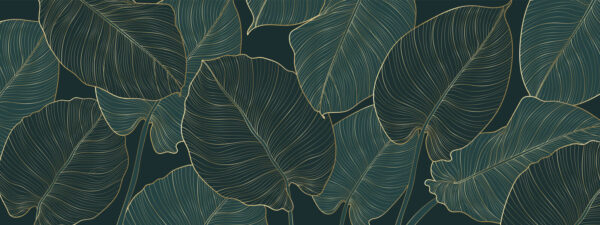 Elegant leaves with intricate details. Elegant leaves with intricate details.