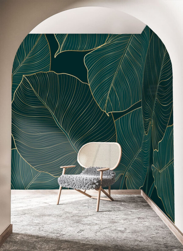 Elegant leaves with intricate details. Elegant leaves with intricate details.