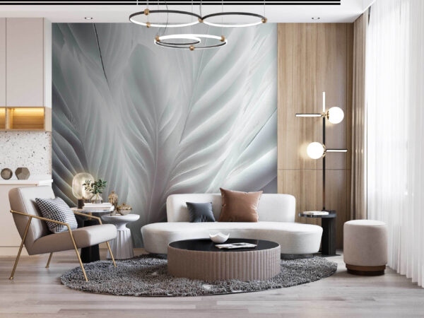 Delicate white feather textures intertwining u73694pig1 600x450 - Delicate white feather textures intertwining