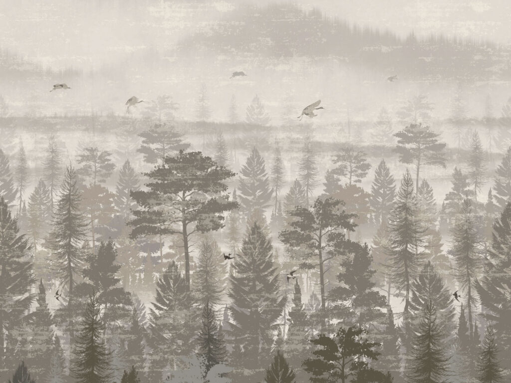 Birds flying over a forest u73802p 1024x768 - Birds flying over a forest - tegory