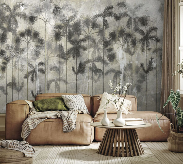 Group of trees on a wall u73812pig2 600x539 - Group of trees on a wall - tegory