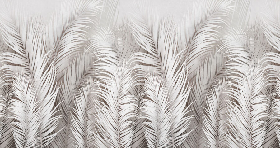 Group of white feathers