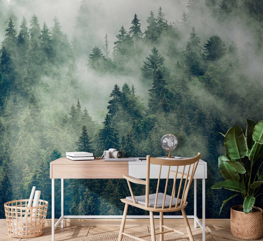 Forest of trees with fog u73873piw1 900x823 - Forest of trees with fog - tegory